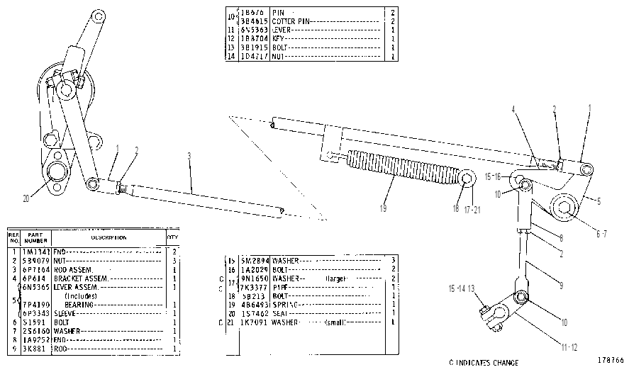 CONTROL GP-GOV & DECELERATOR 6N5494 CAT