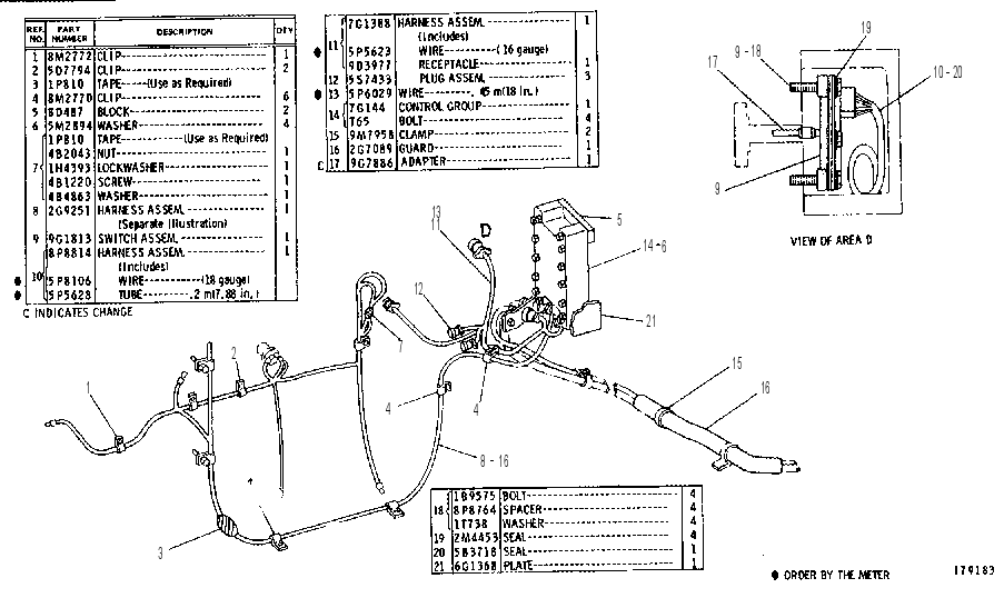 WIRING GROUP 6G6895 CAT