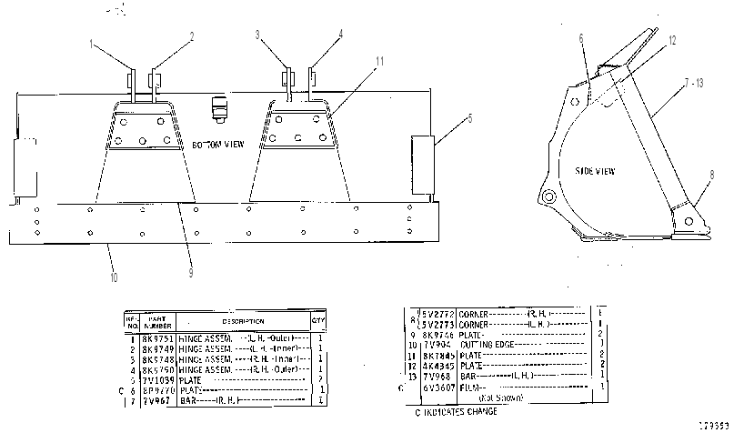 Ковш универсальный в сборе 5V7341 CAT