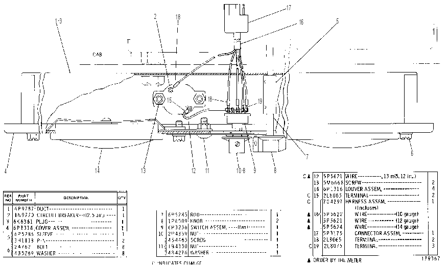 STEERING AND BRAKE AIR LINES 6P2068 CAT