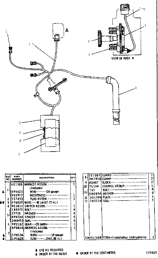 FIELD CONVERSION WIRING GROUP 6G6894 CAT