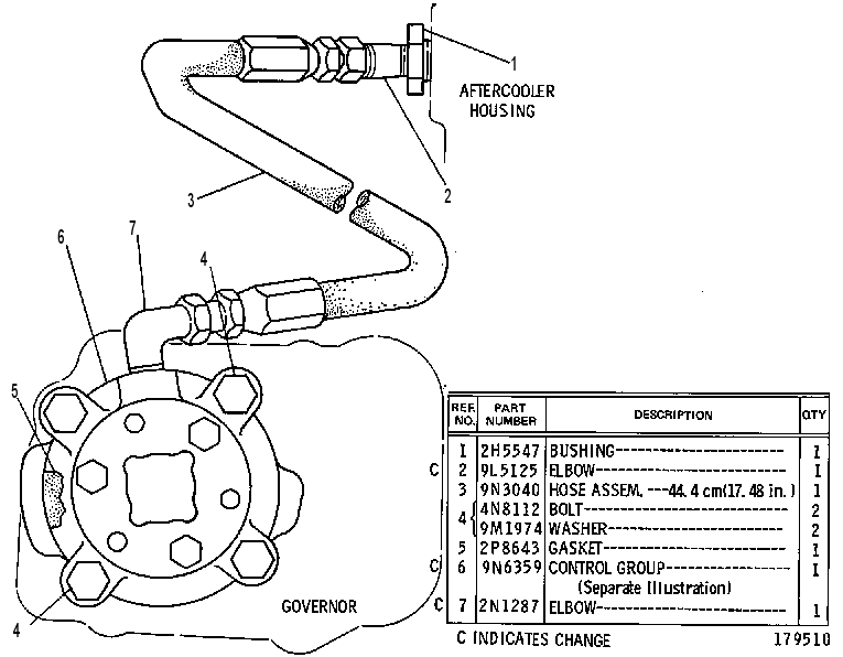 FUEL RATIO CONTROL GROUP 7N9396 CAT
