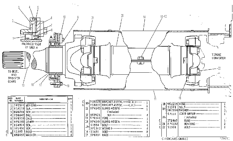 SHAFT GP 7G0064 CAT