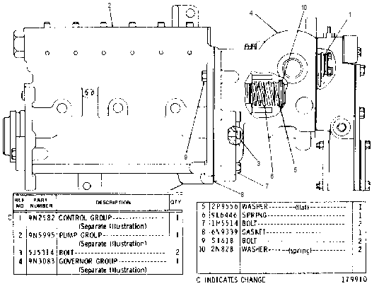Регулятор и ТНВД 9N6004 CAT