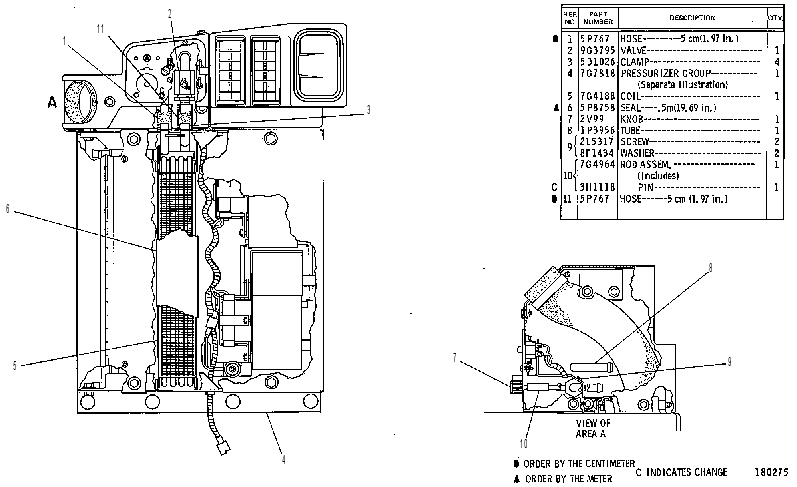 Отопитель 7G7817 CAT