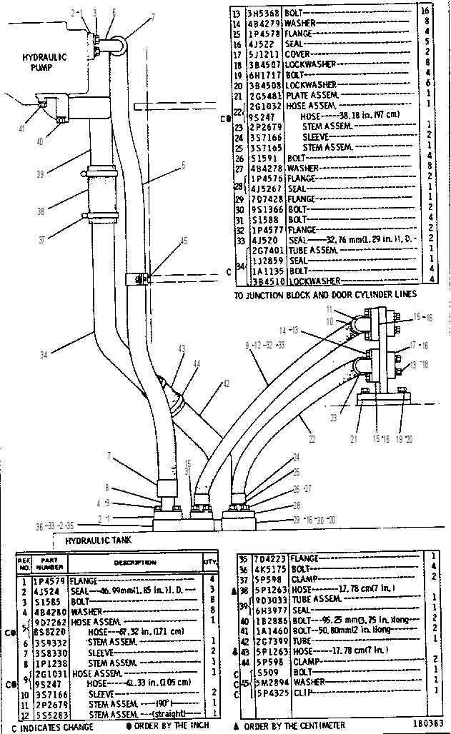 LINES GP-REAR 9D8495 CAT