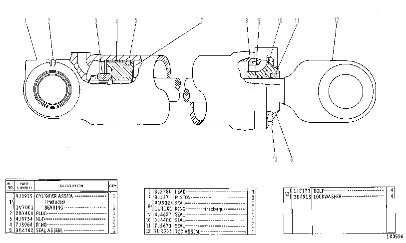 LIFT CYLINDER GROUP 1U4679 CAT