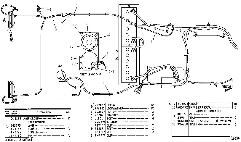 Аккумулятор с проводкой 6G5430 CAT