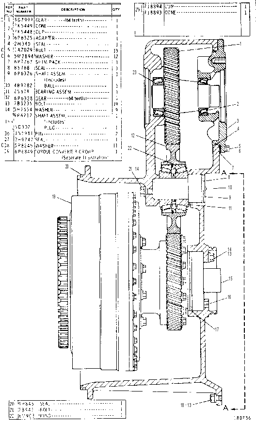 Гидротрансформатор 6P6850 CAT