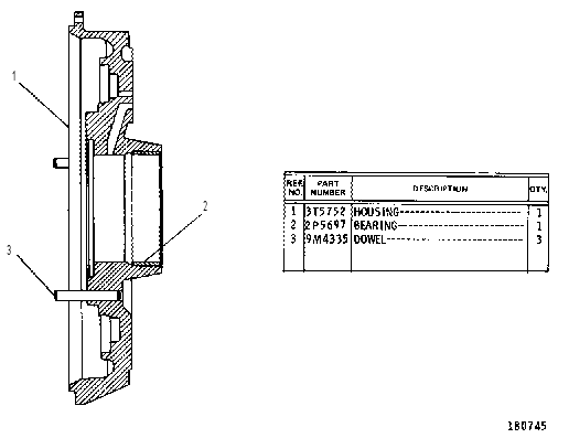 HOUSING AS-CLUTCH 3T5753 CAT