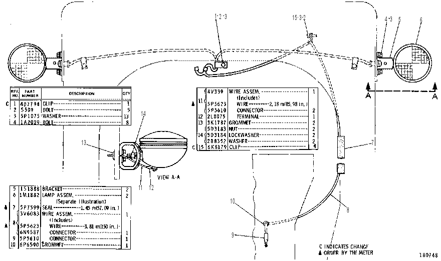 AUXILIARY LIGHTING GROUP 4V6927 CAT