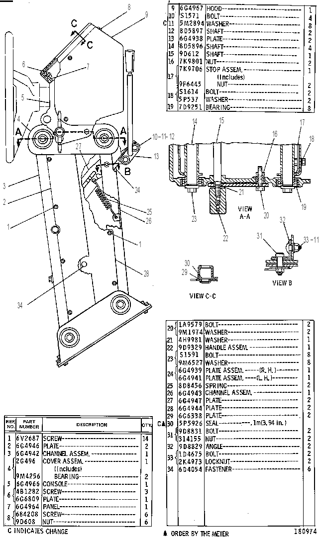 Консоль оператора 6G4990 CAT