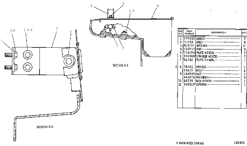 ENCLOSURE GP-ENGINE & TMSN 7P2598 CAT