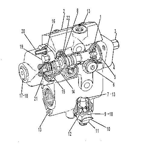 VALVE GP-REDUCING 8J8578 CAT