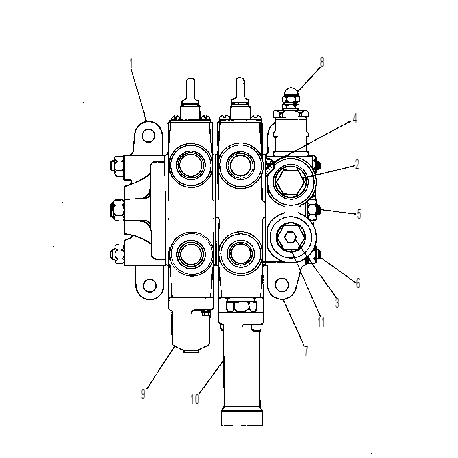 Клапан (секция) 4T0910 CAT