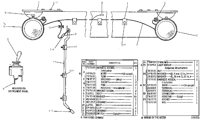 LIGHTING GP-2 LAMP 5V3729 CAT