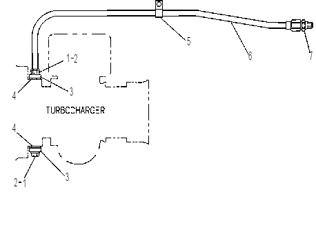 Трубопроводы водяные турбокомпрессора 1W4088 CAT