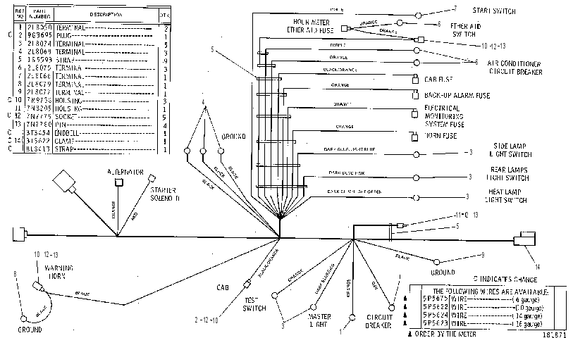 Жгут проводов 7G8834 CAT