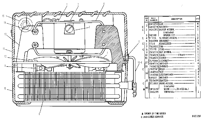 Отопитель 7K2785 CAT