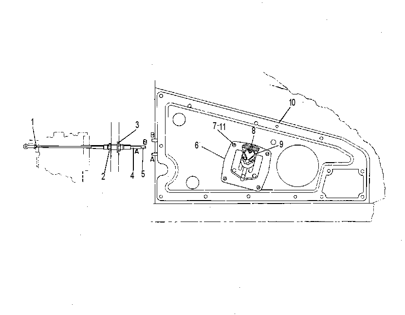 Управление лебёдкой 3T8358 CAT