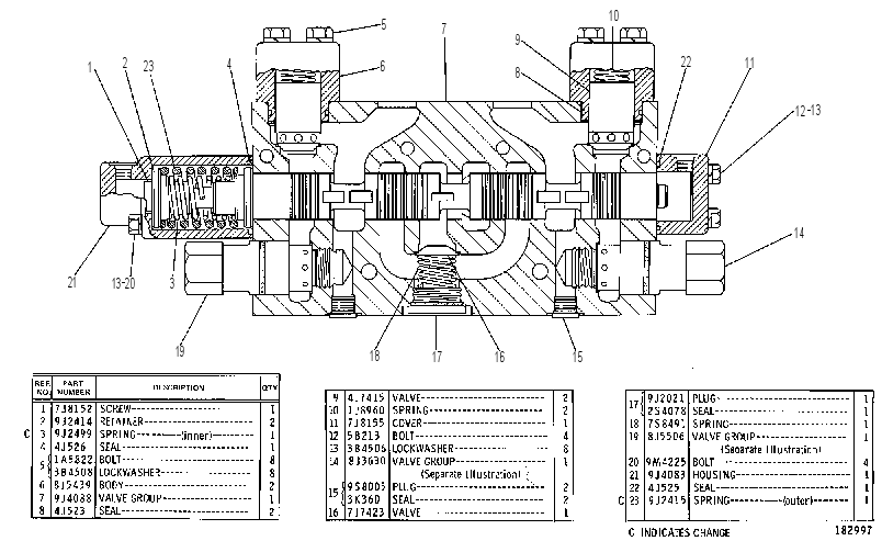 Распределительный клапан 8J2294 CAT