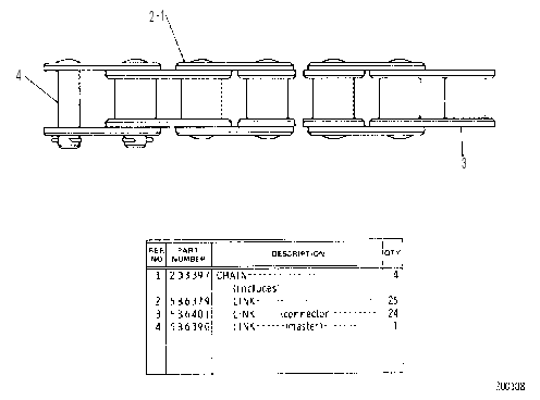 CHAIN GROUP 7D8370 CAT
