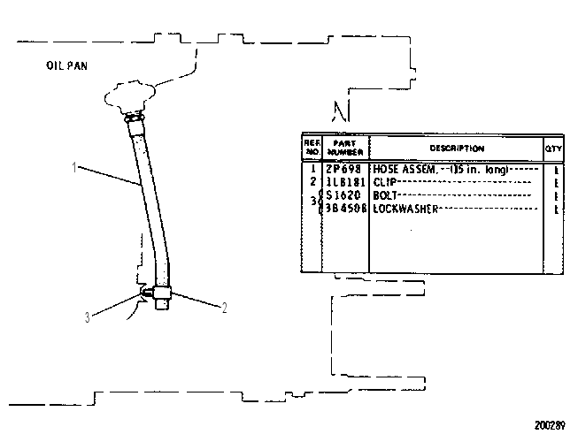 OIL DRAIN EXTENSION GROUP 1P9577 CAT