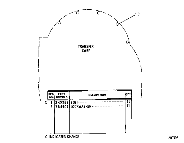 TRANSMISSION MOUNTING HARDWARE 9D2310 CAT