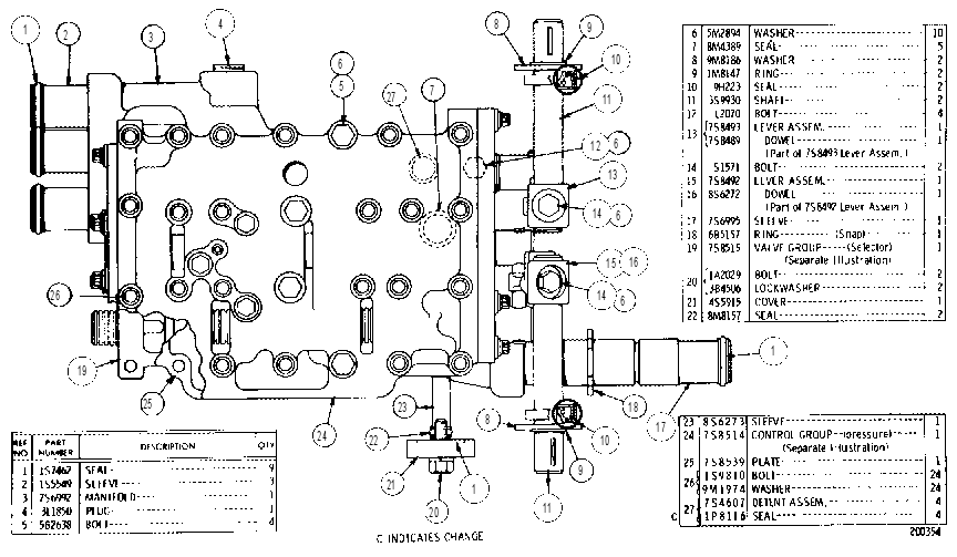 Управление гидравликой 7S8480 CAT