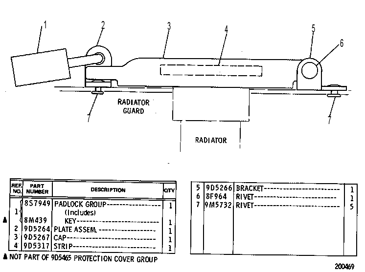 PROTECTION COVER GROUP 9D5465 CAT