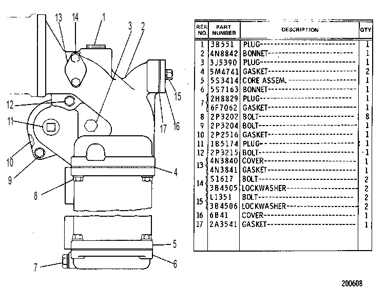 TRANSMISSION OIL COOLER GROUP 4N6646 CAT