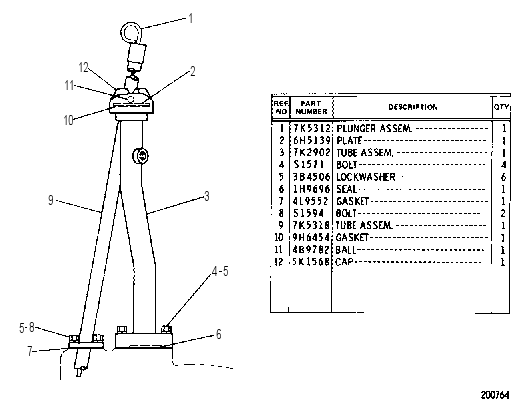 TRANSMISSION OIL FILLER GROUP 1V3947 CAT