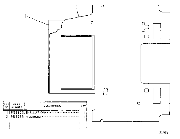 FLOORMAT GROUP 9D2740 CAT