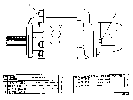 GEAR PUMP GROUP 9J1783 CAT