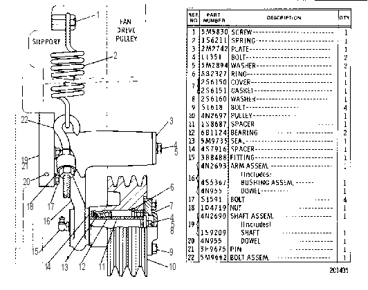 BELT TIGHTENER GP 4N2713 CAT