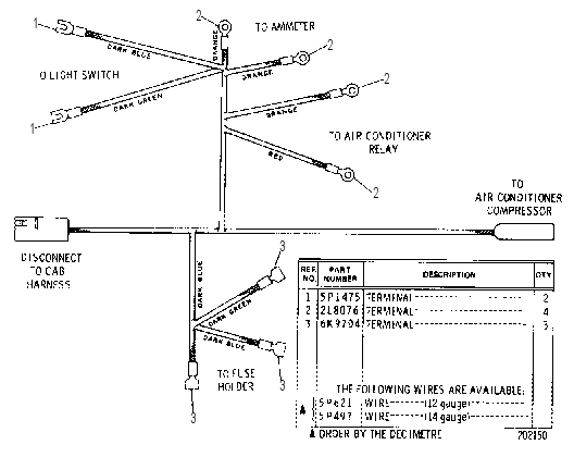 Жгут проводов 1V6327 CAT