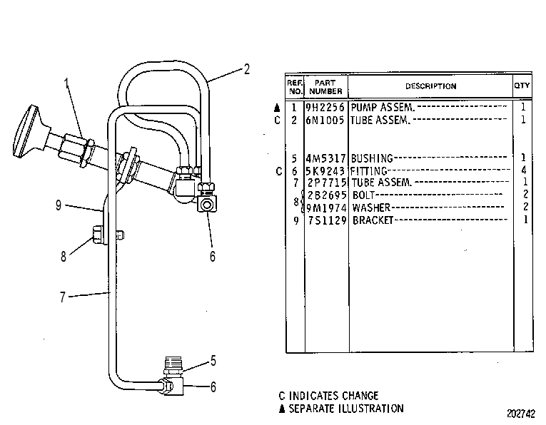 FUEL PRIMING PUMP 4N7878 CAT