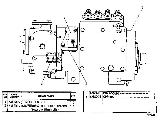 Регулятор и ТНВД 6N0275 CAT