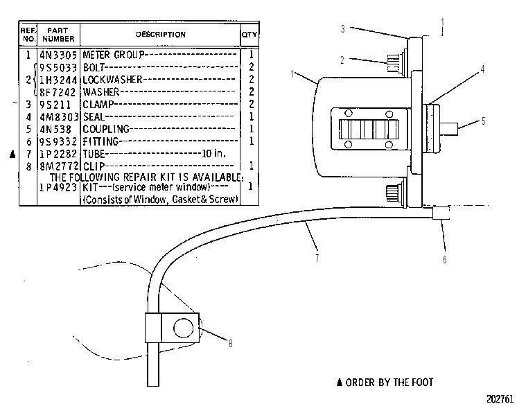 SERVICE METER GROUP 4N3337 CAT