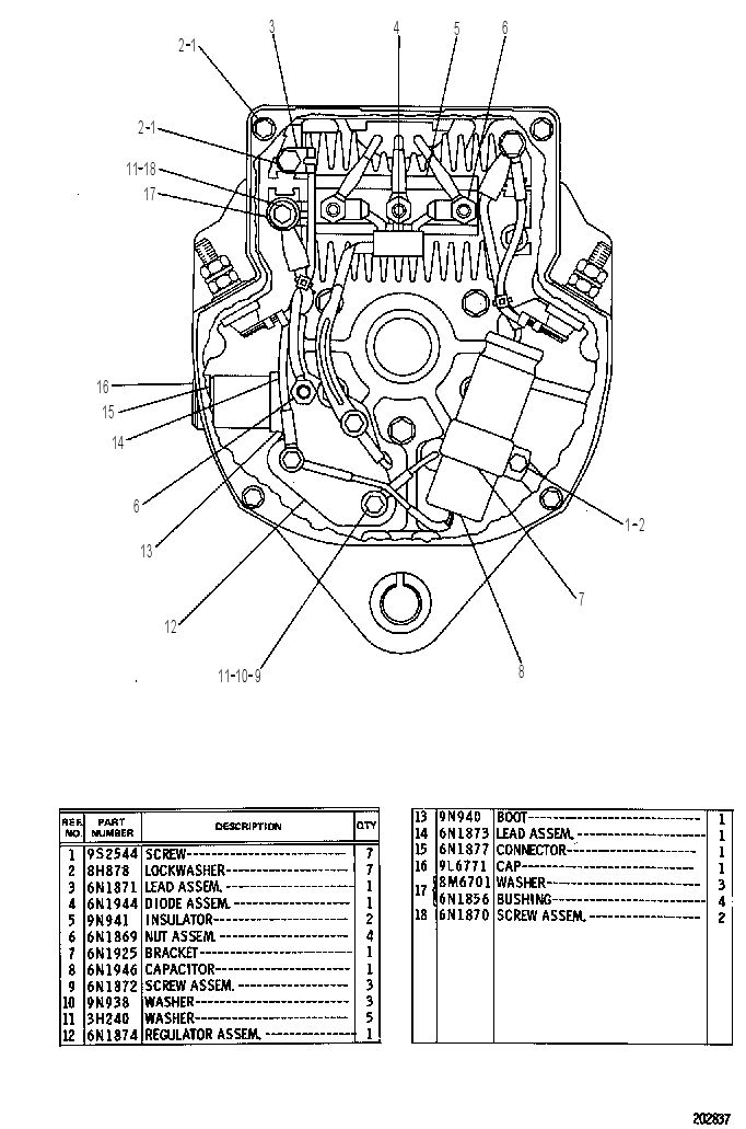 Генератор зарядный 4N3987 CAT