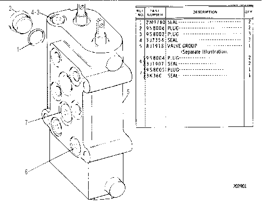 PILOT VALVE GROUP 8J1919 CAT