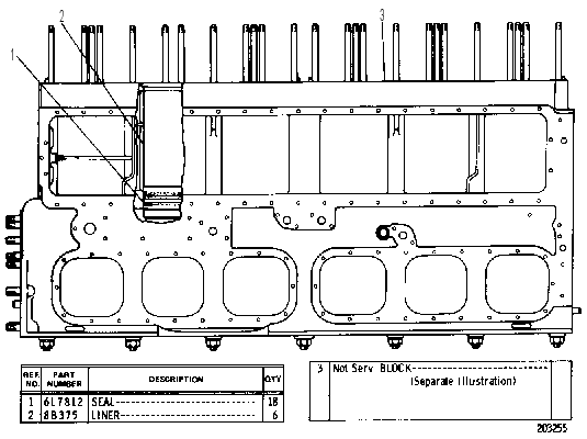 CYLINDER BLOCK GROUP 6N1859 CAT
