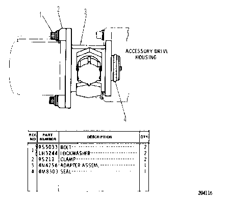 TACHOMETER DRIVE GROUP 4N4751 CAT