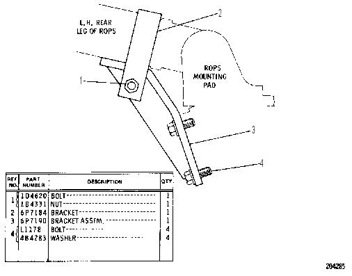 SAFETY BRACE GROUP 6P6906 CAT