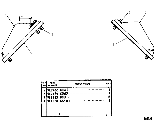 VALVE MECHANISM COVER GROUP 9N0168 CAT