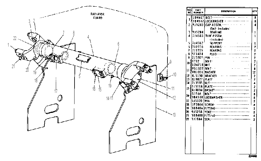 CYLINDER MOUNTING GROUP 8J9838 CAT