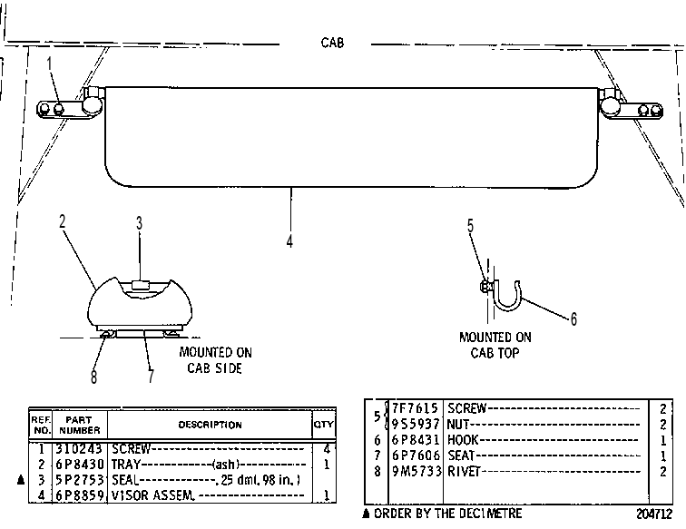 ACCESSORY GP-CAB 6P6498 CAT