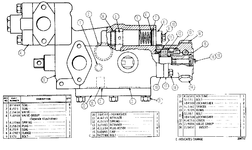 Распределительный клапан 7J9050 CAT
