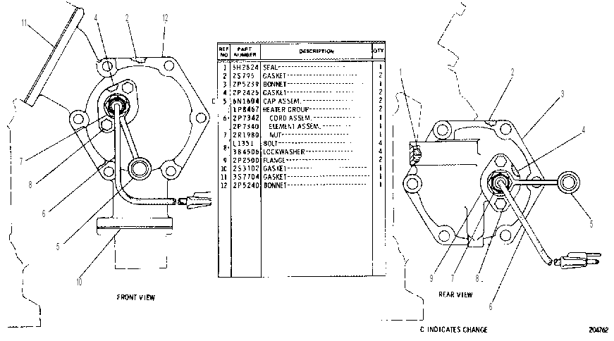 JACKET WATER HEATER GROUP 2P5242 CAT