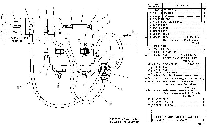 IMPLEMENT LINKAGE GROUP 3P7923 CAT